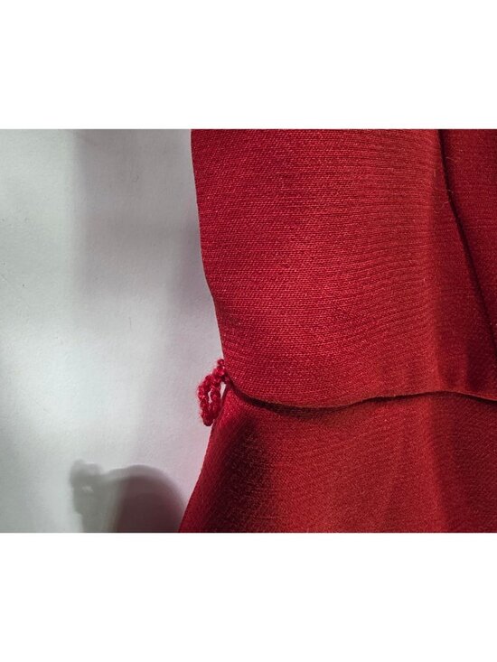 Sleeveless Dress Red Size 10 career office lined white house black market - Picture 12 of 12